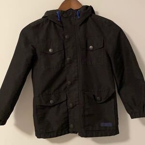 Gap Kids Boys Black Pea Coat Size Small